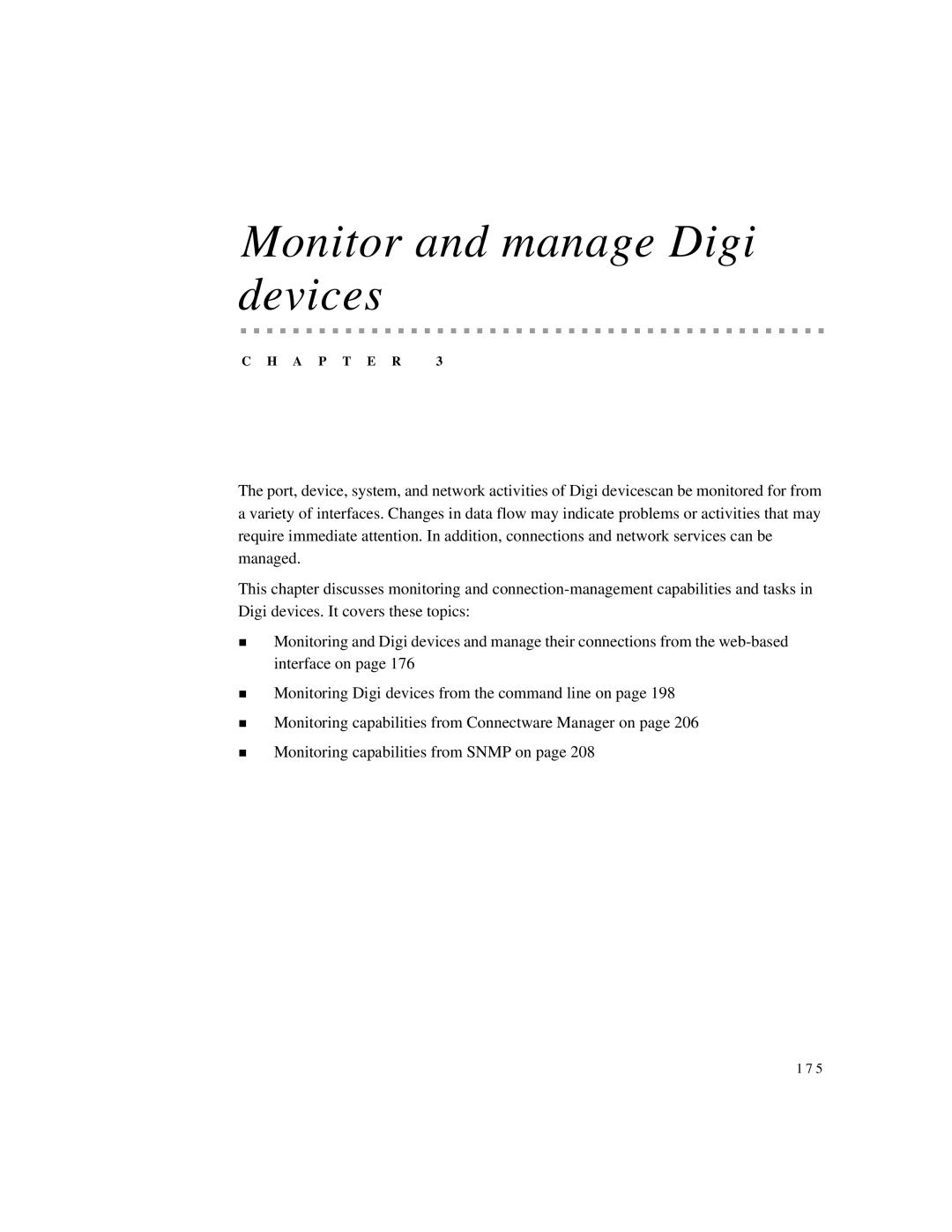 Digi X2 manual Monitor and manage Digi devices 