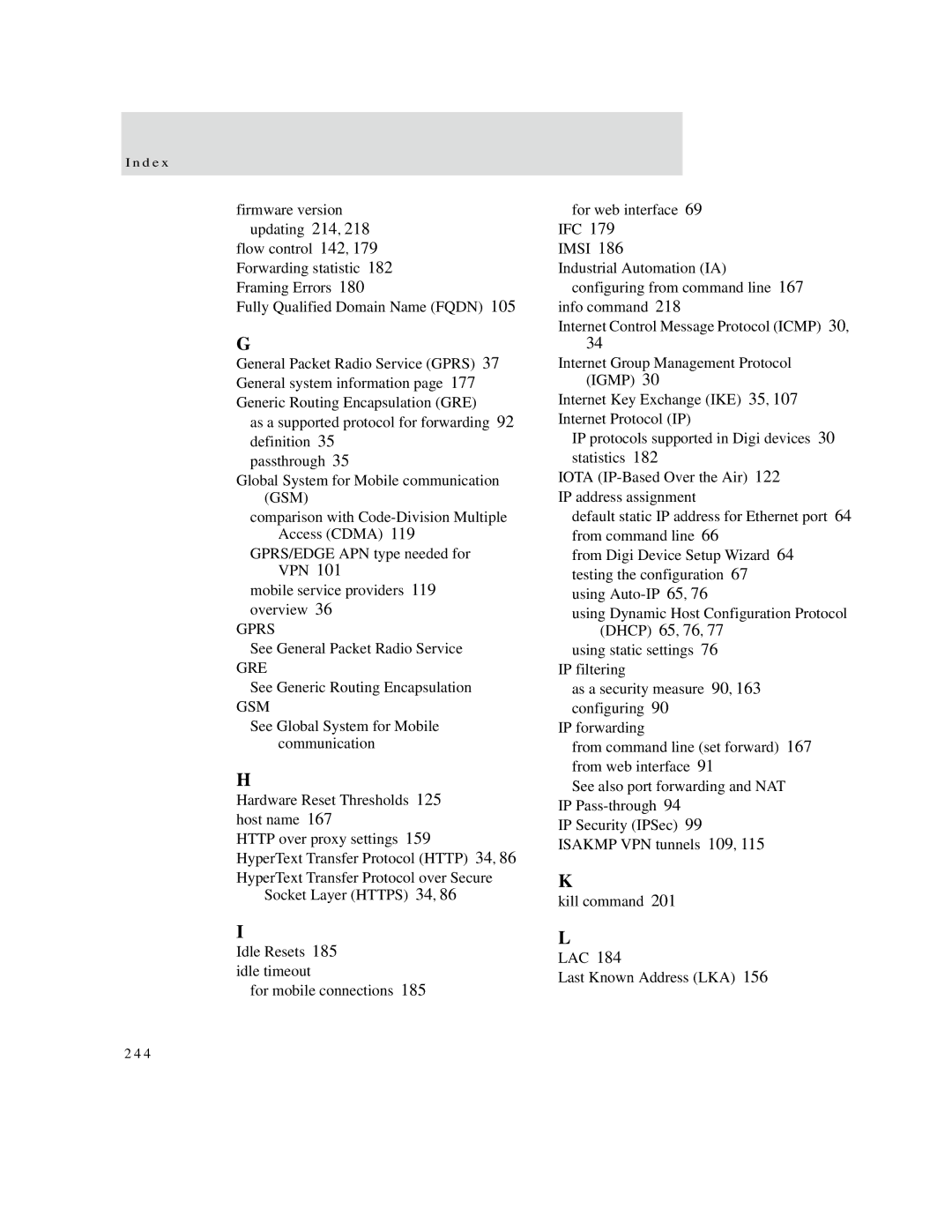 Digi X2 manual Gprs 