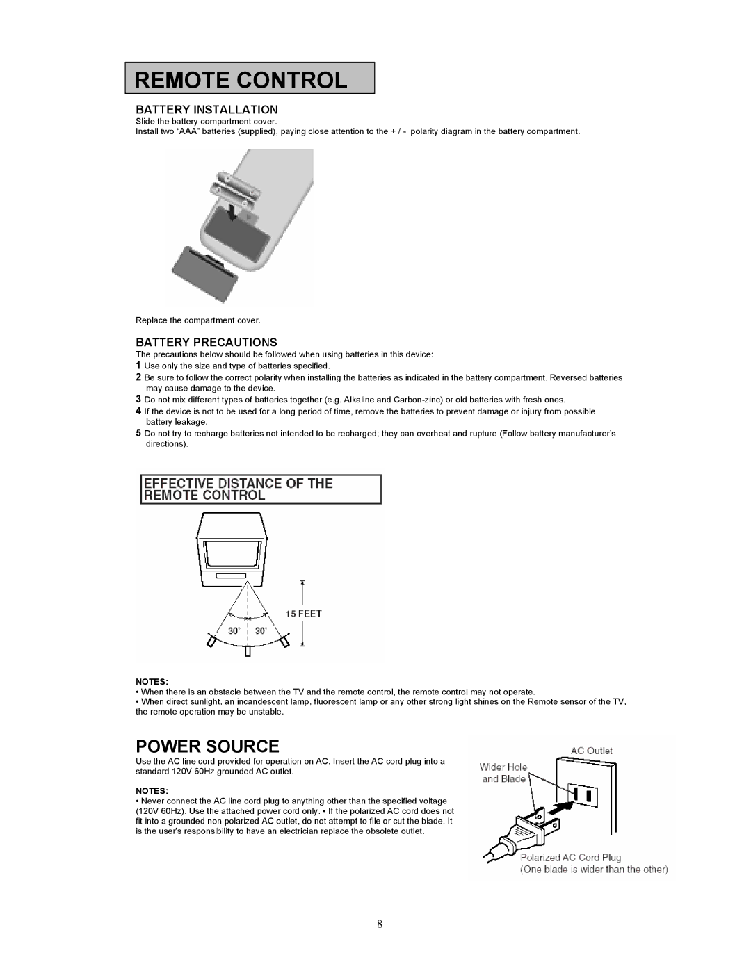 Digimate DGL20 manual Remote Control 