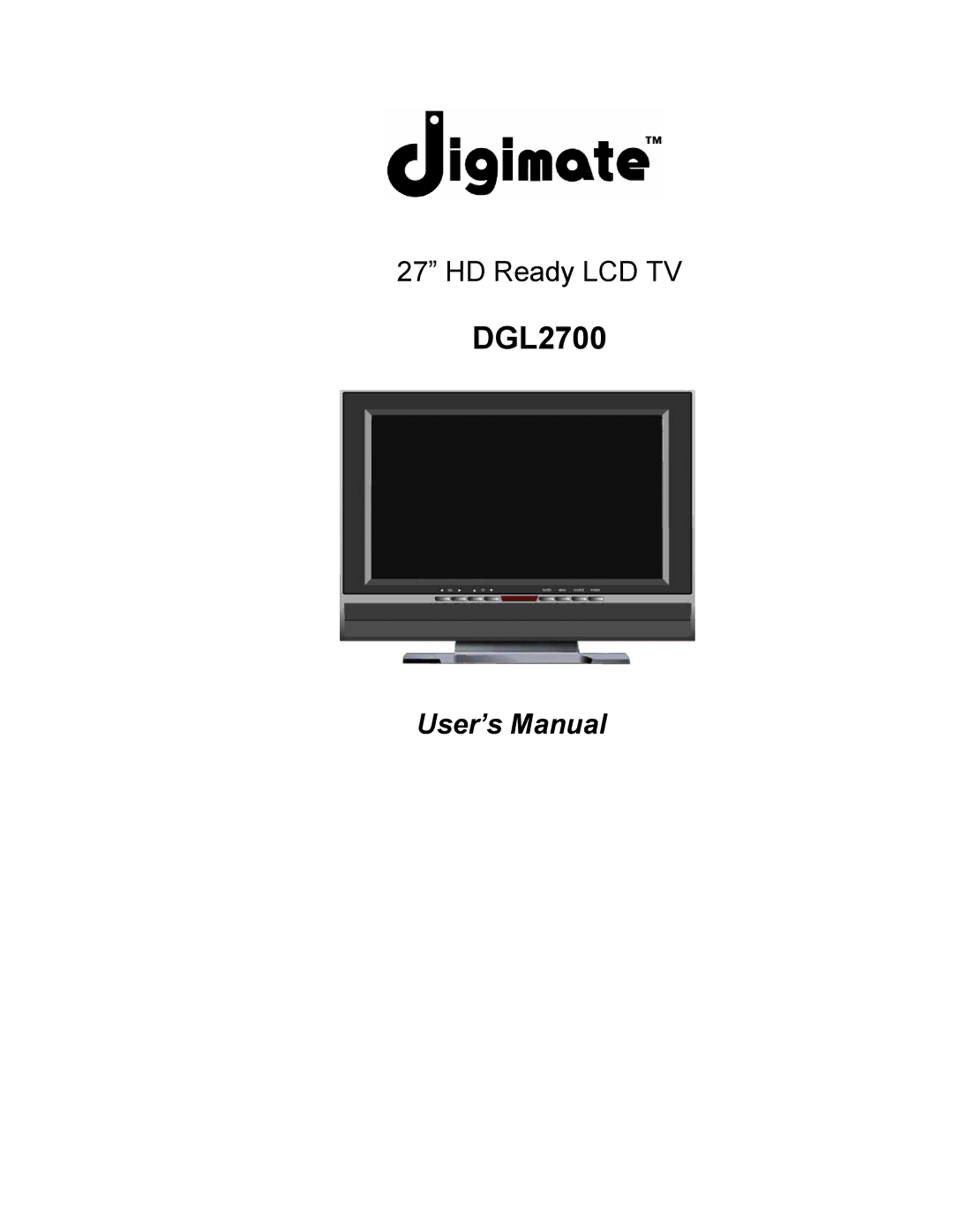 Digimate DGL2700 manual 