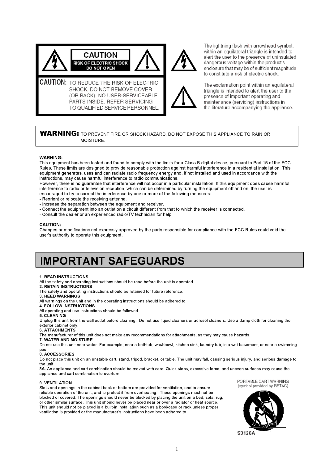 Digimate DGL32 manual Important Safeguards 