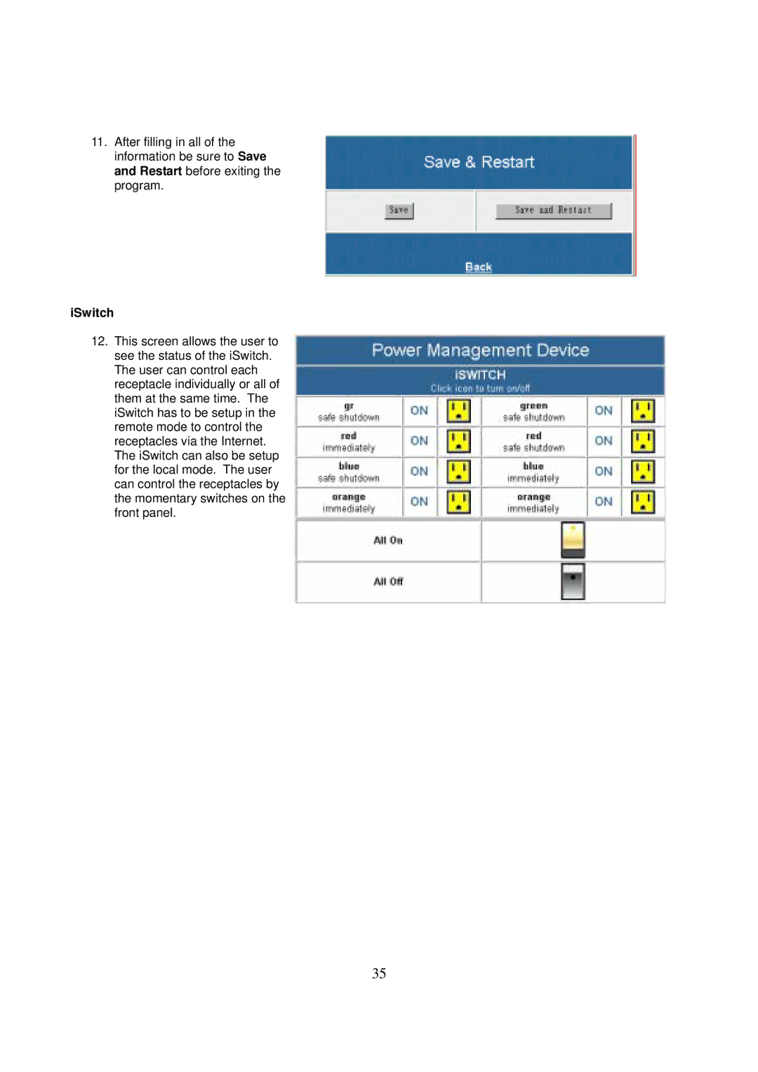 DigiPower ePowerSwitch user manual ISwitch 