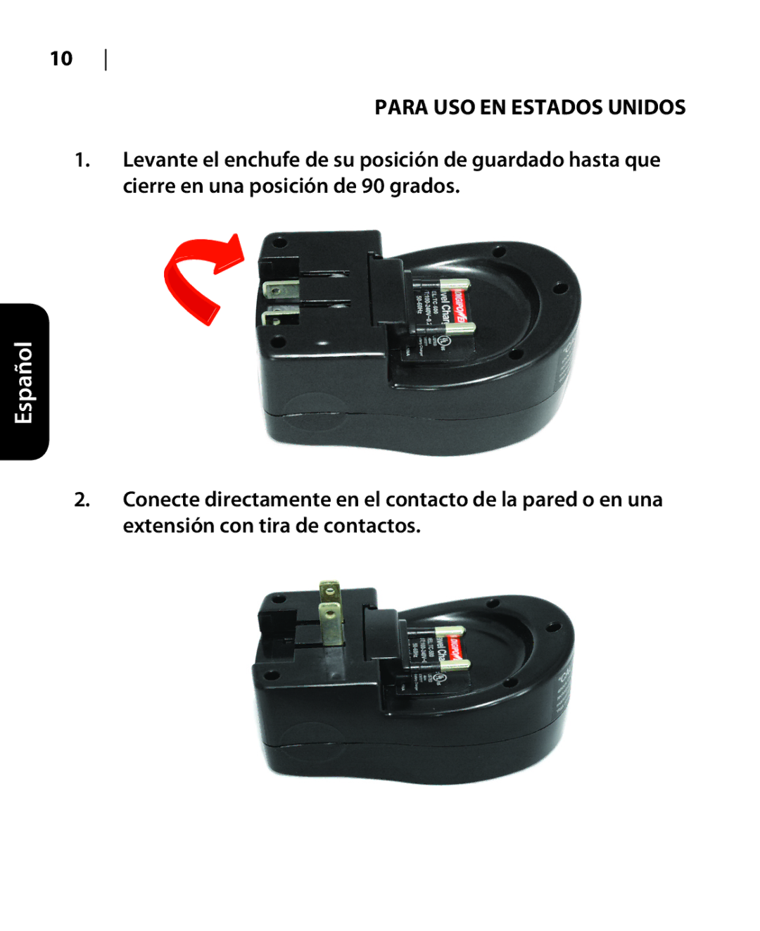 DigiPower TC-500 manual Para USO EN Estados Unidos 