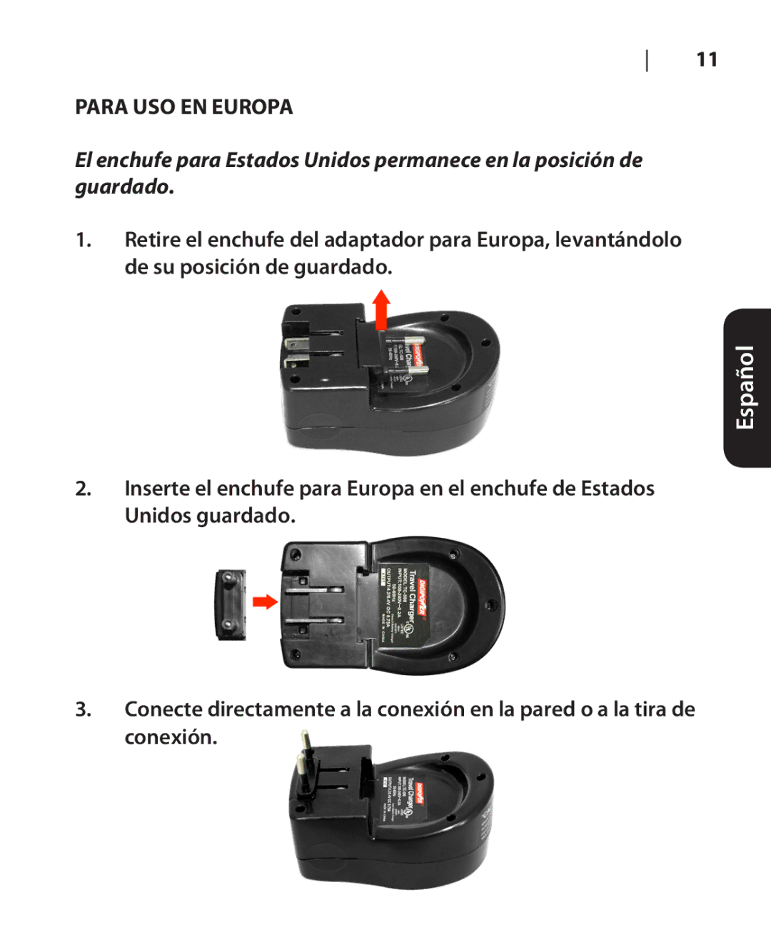 DigiPower TC-500 manual Para USO EN Europa 