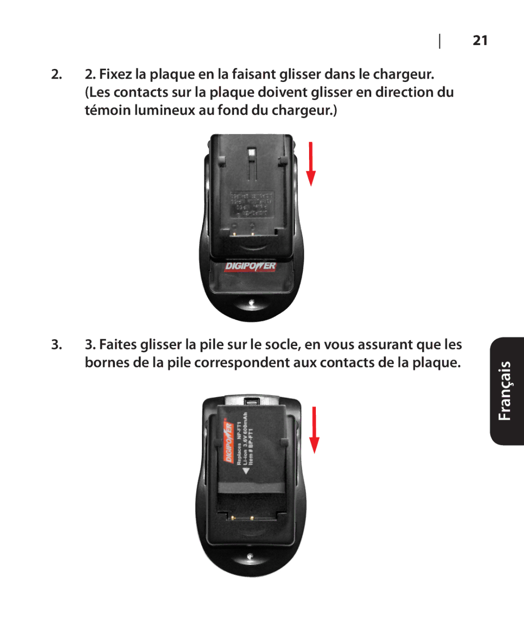 DigiPower TC-500 manual Français 