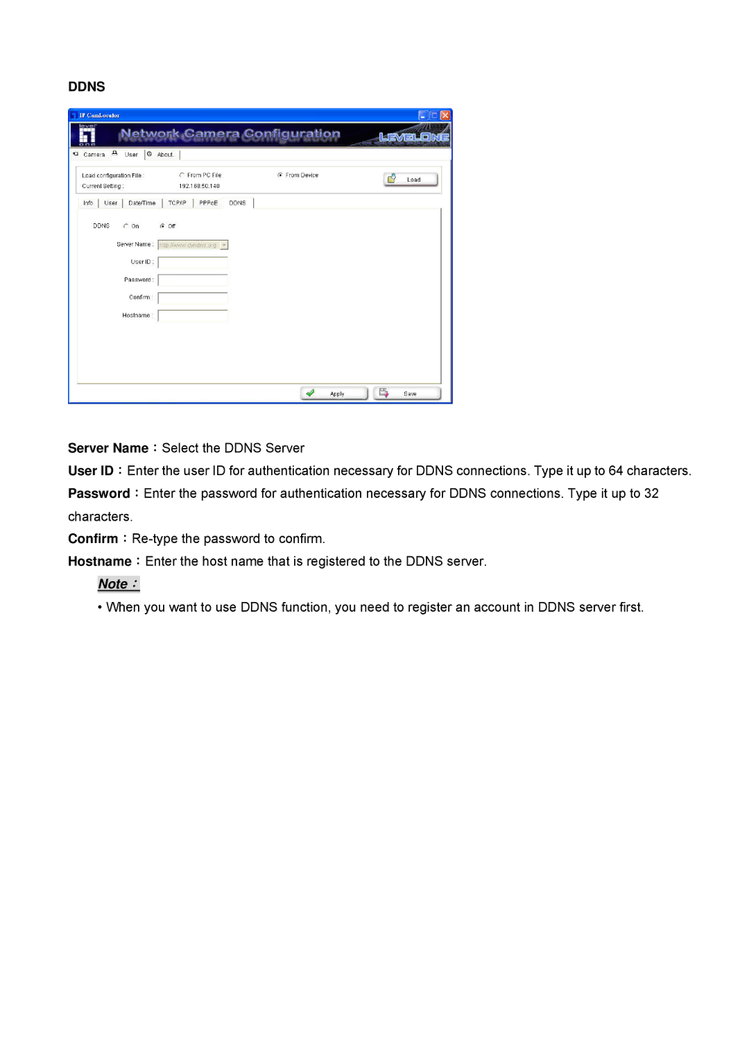 Digital Data Communications FCS-4200, FCS-4500, FCS-4300, FCS-4400, FCS-4100, FCS-4000 manual Ddns 