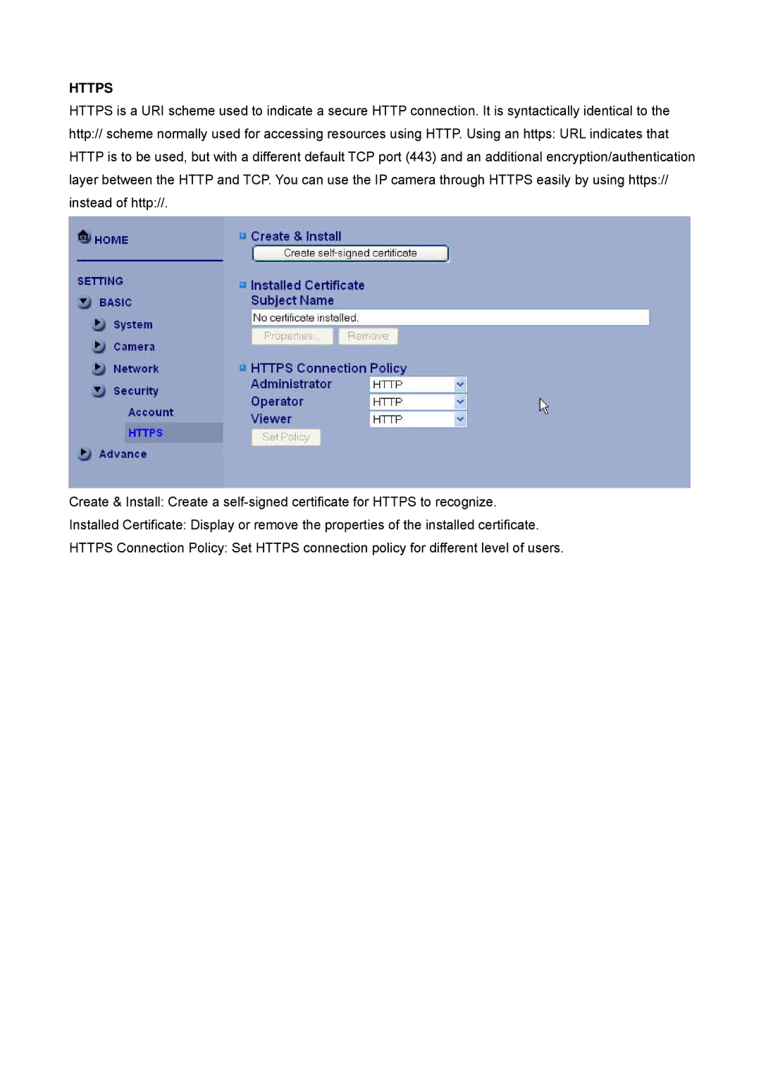 Digital Data Communications FCS-4100, FCS-4500, FCS-4300, FCS-4400, FCS-4200, FCS-4000 manual Https 