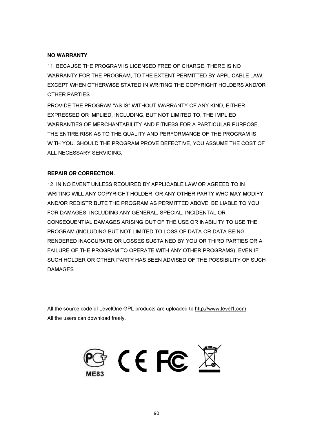 Digital Data Communications FCS-4200, FCS-4500, FCS-4300, FCS-4400, FCS-4100, FCS-4000 manual No Warranty 