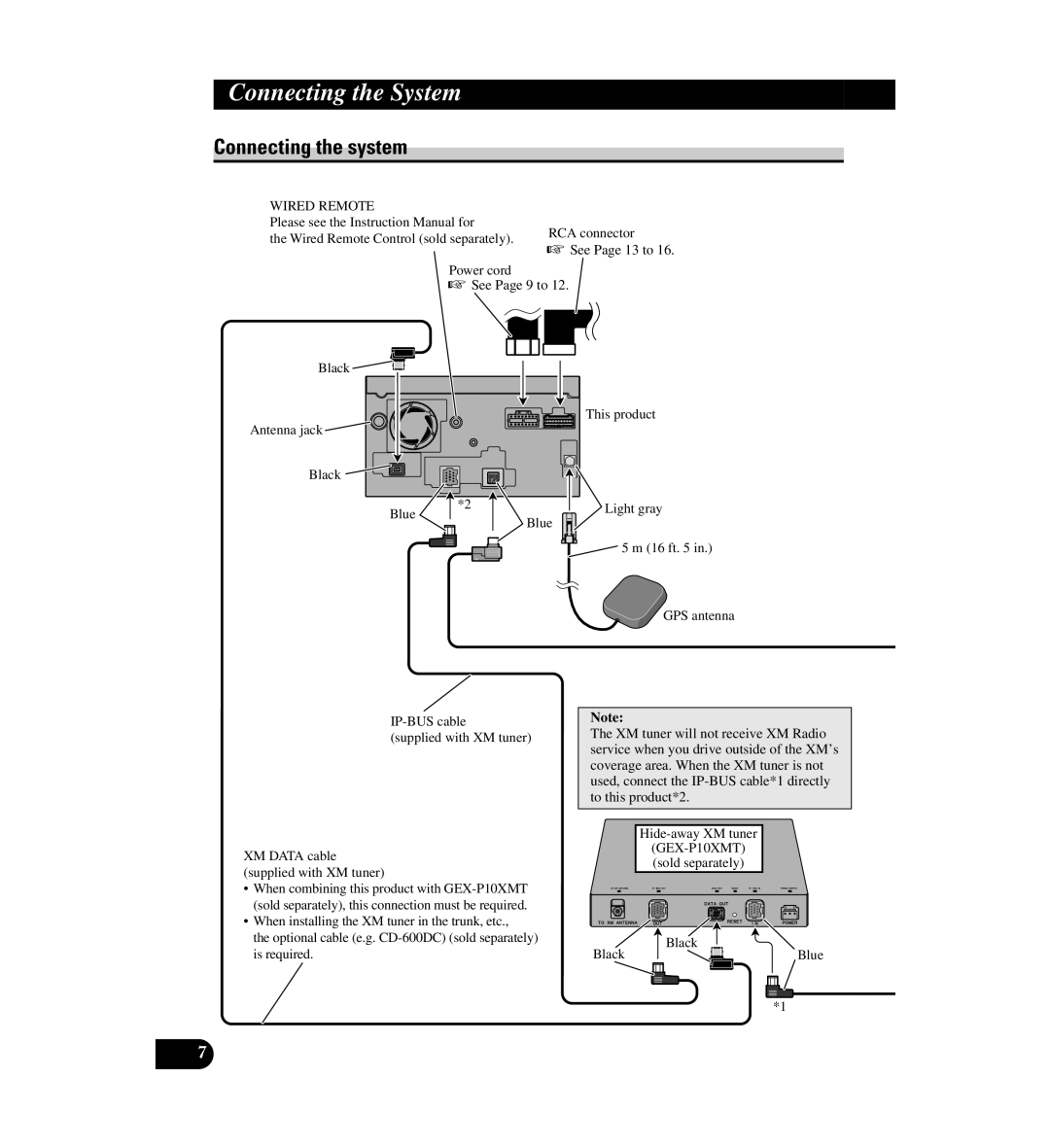 Digital Media AVIC-D1 installation manual Connecting the system, Connecting the System, See Page 9 to 