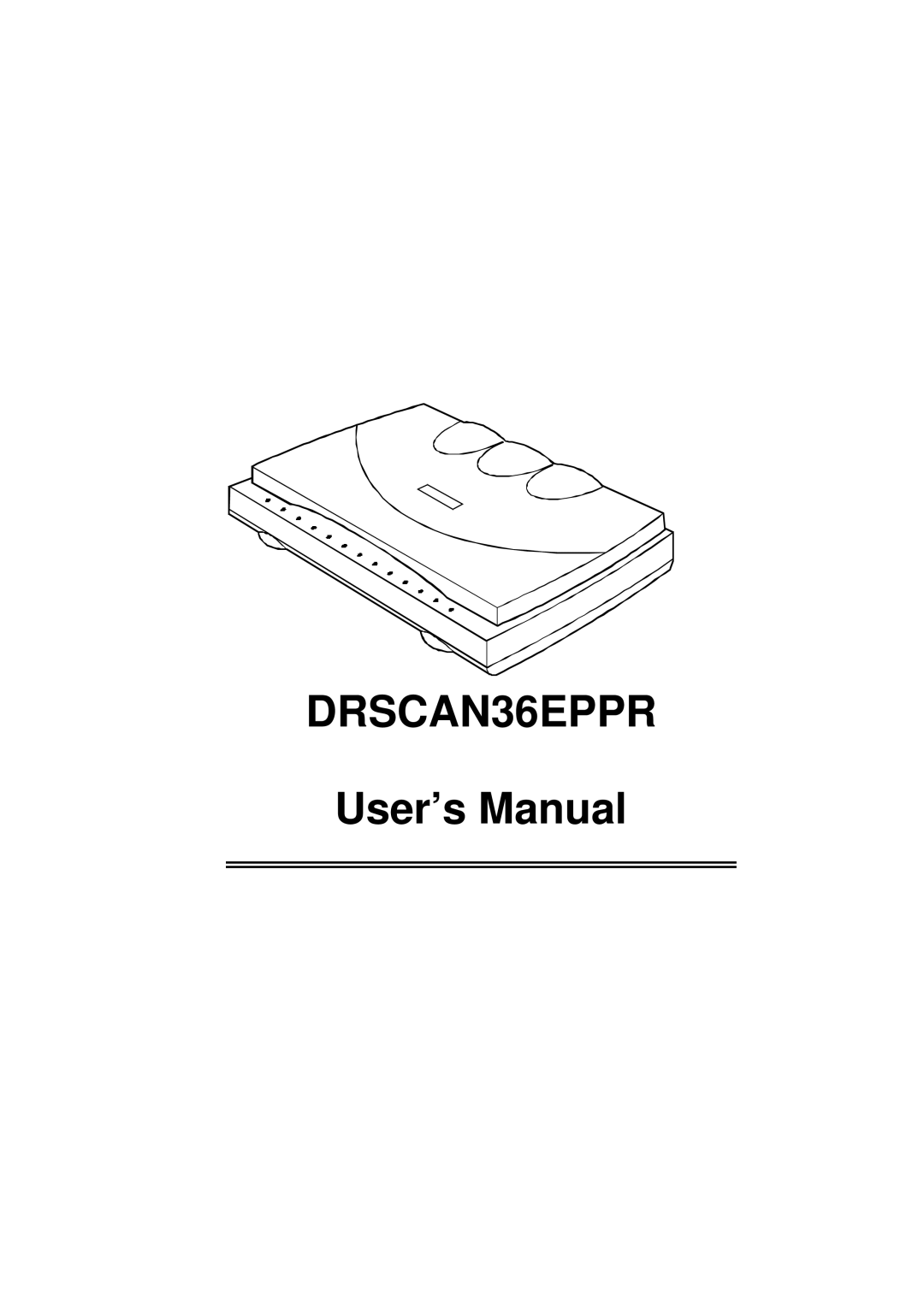 Digital Research Technologies DRSCAN36EPPR user manual 