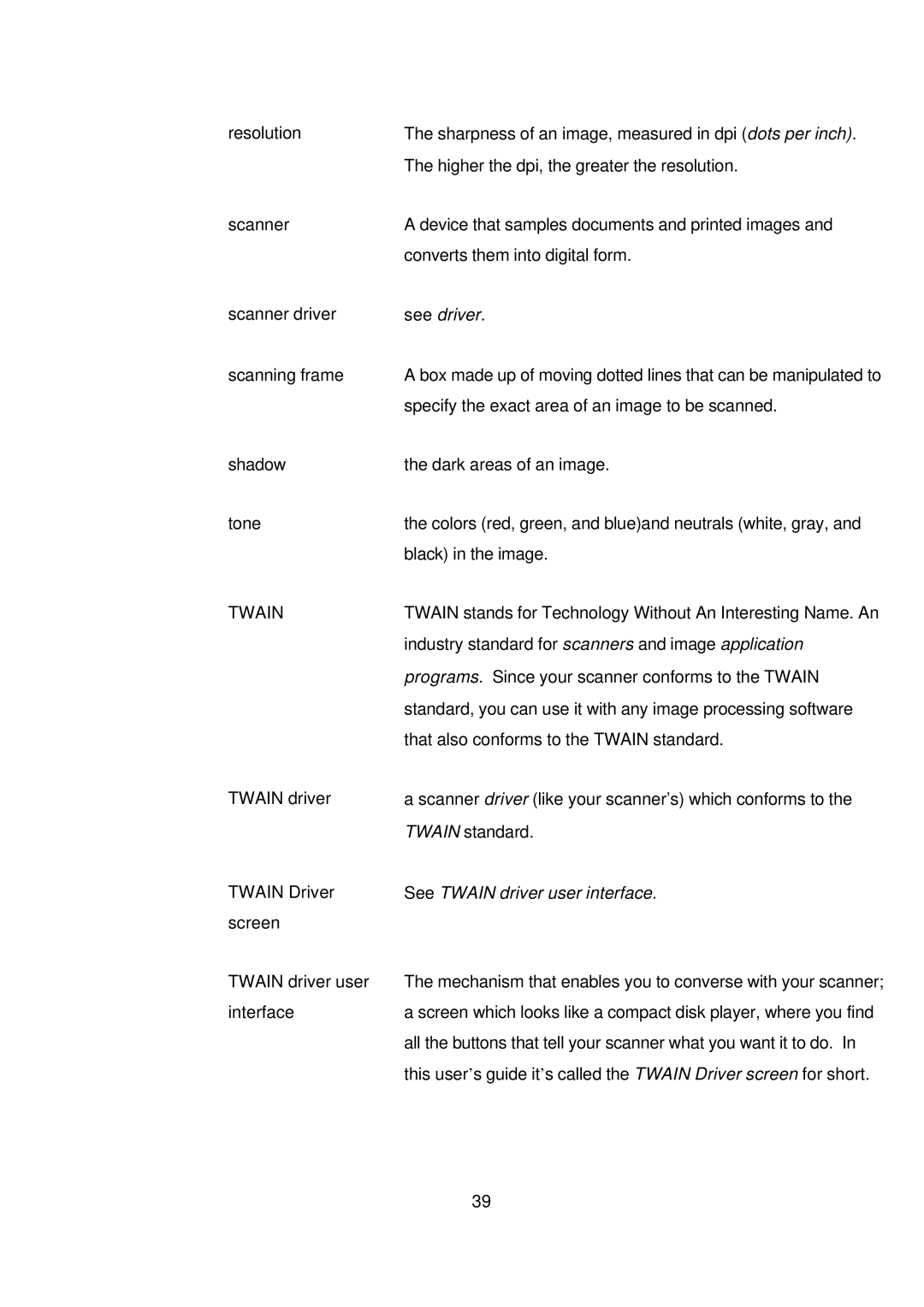 Digital Research Technologies DRSCAN36EPPR user manual See driver 