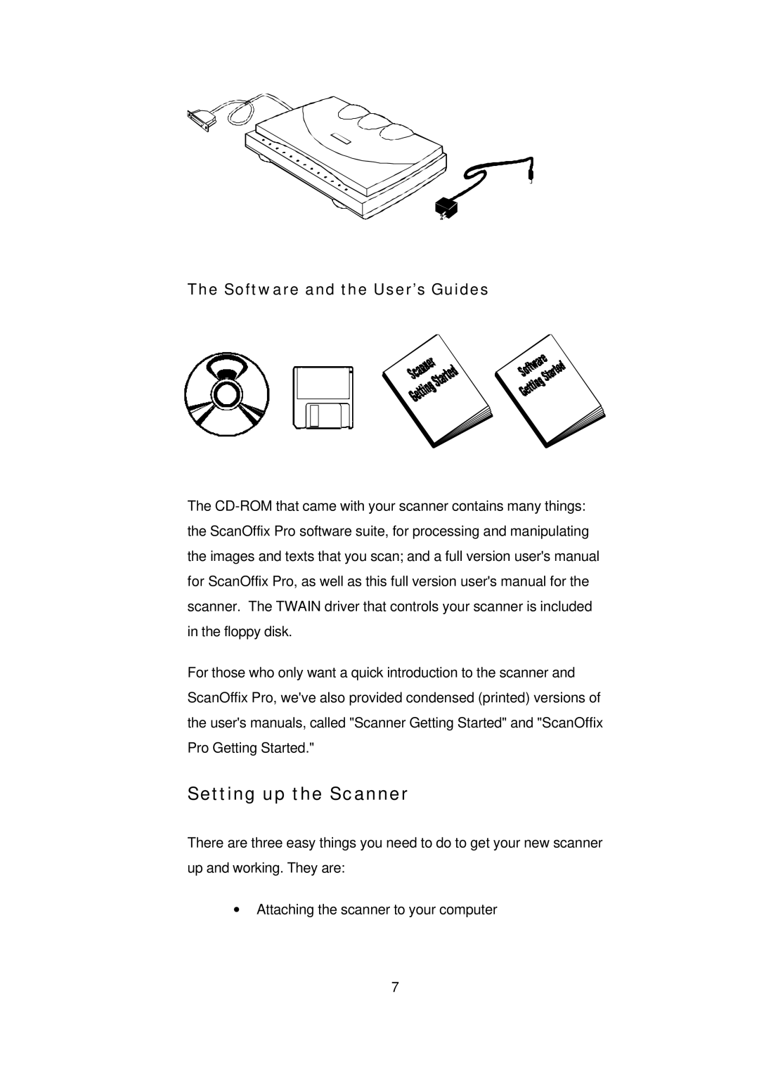 Digital Research Technologies DRSCAN36EPPR user manual Setting up the Scanner 