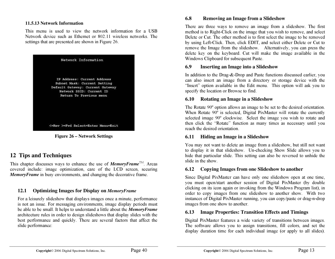 Digital Spectrum 1862-MF-61-7 manual Tips and Techniques 