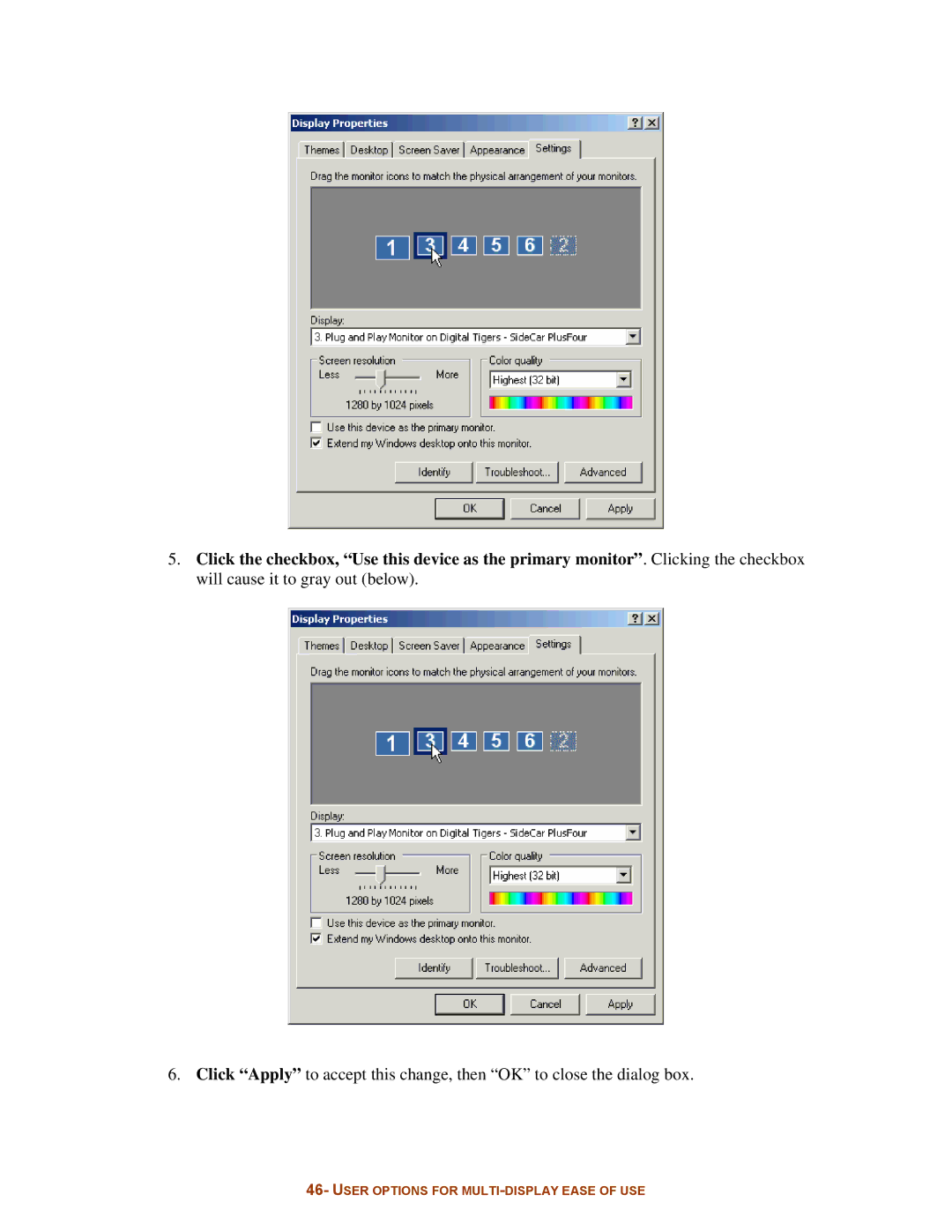 Digital Tigers SideCar MMS Series manual User Options for MULTI-DISPLAY Ease of USE 