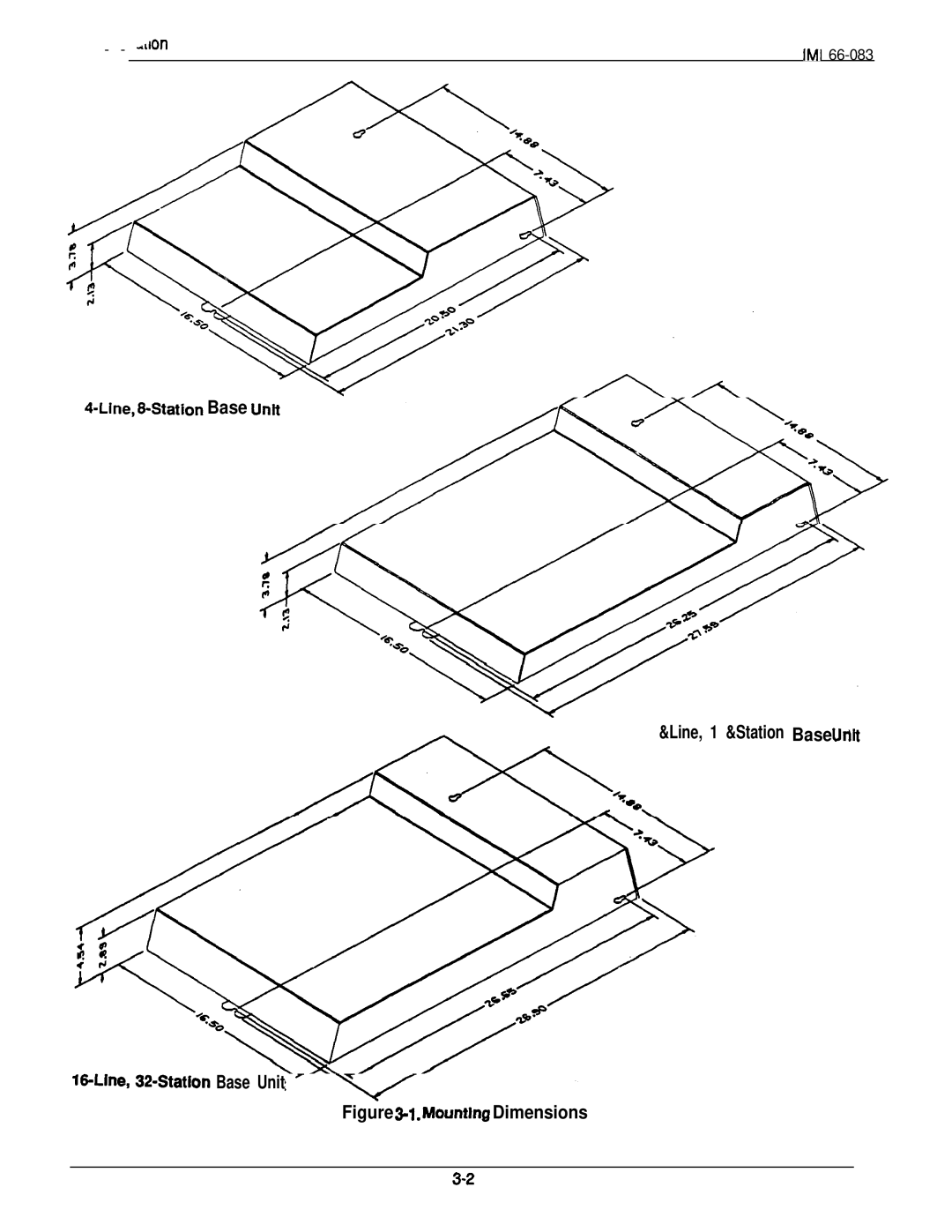 DigiTech C0408 system manual Mounting Dimensions 