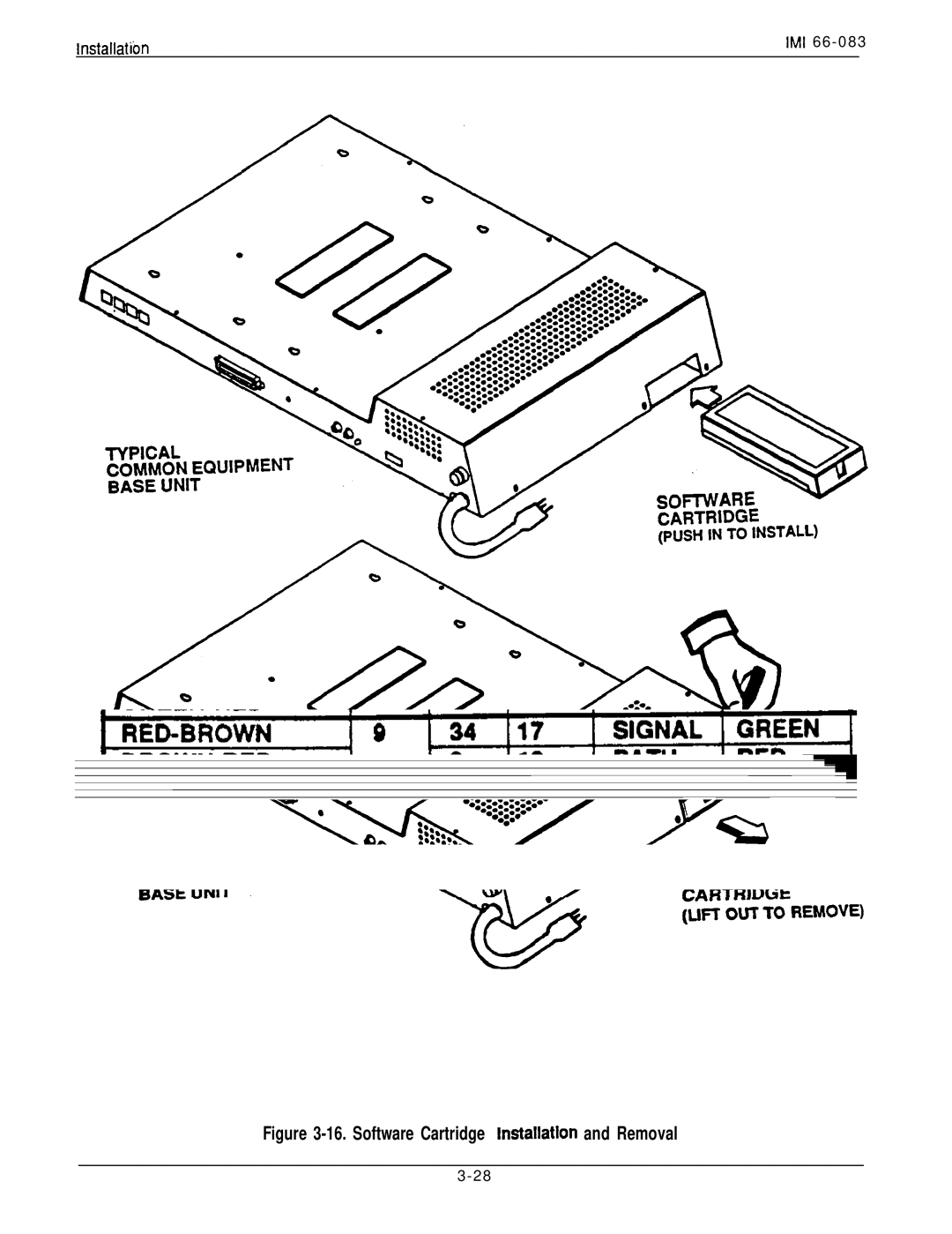 DigiTech C0408 system manual Software Cartridge lnstallatlon and Removal, Installation 