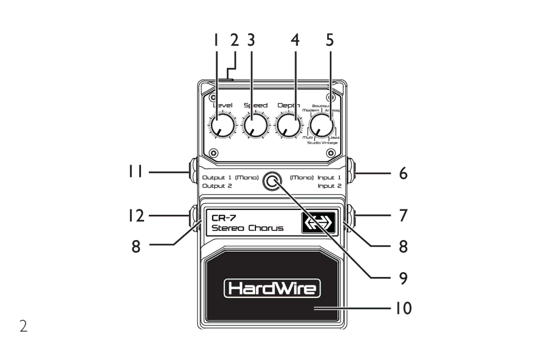 DigiTech CR-7 manual 