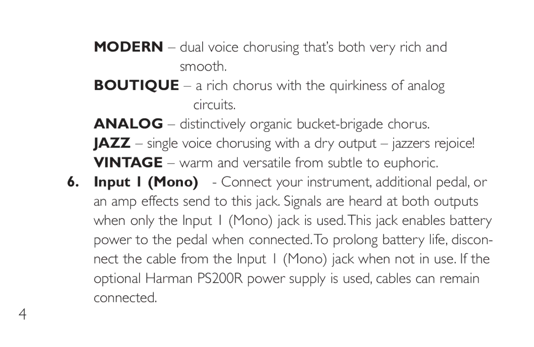 DigiTech CR-7 manual 