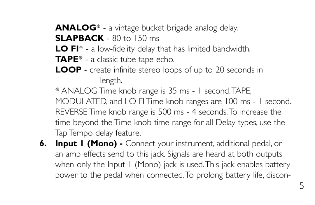 DigiTech DL-8 manual 