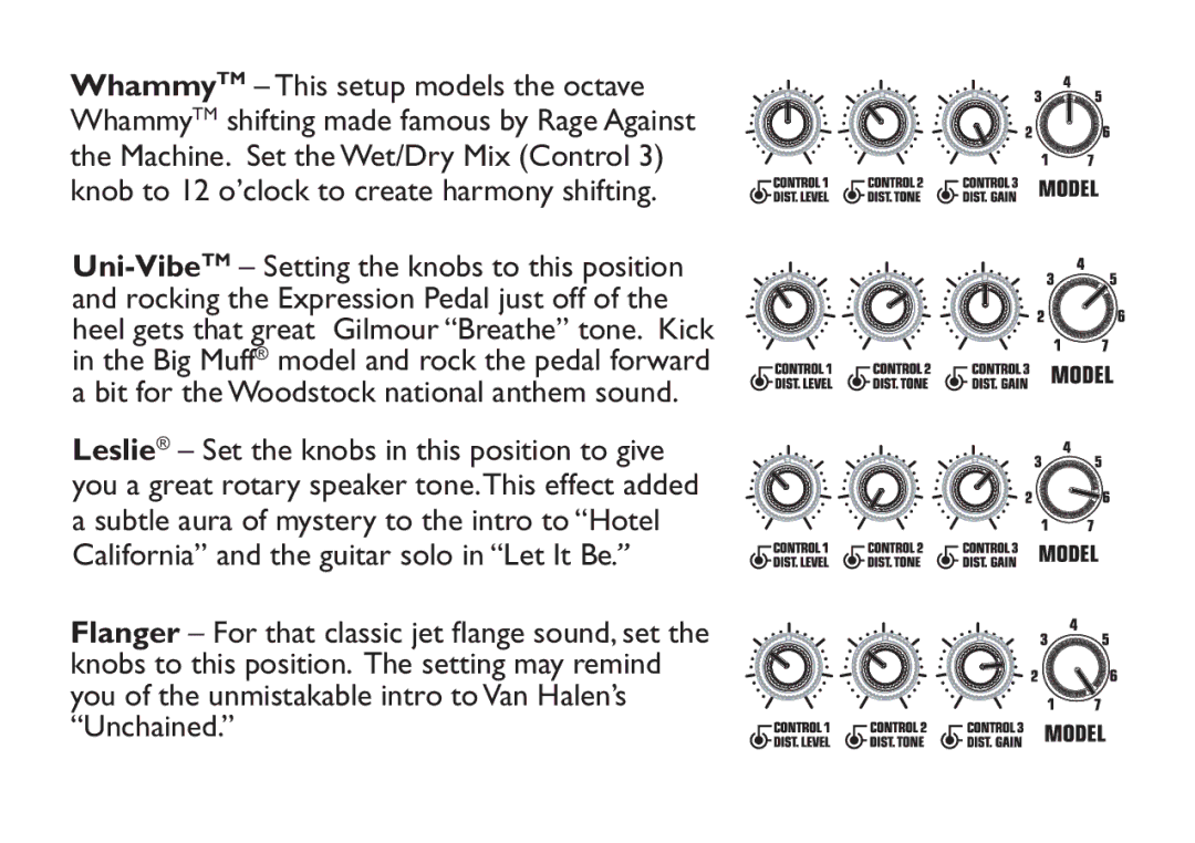 DigiTech EX-7 manual 