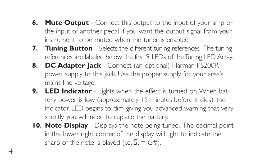 DigiTech HT-2 manual 