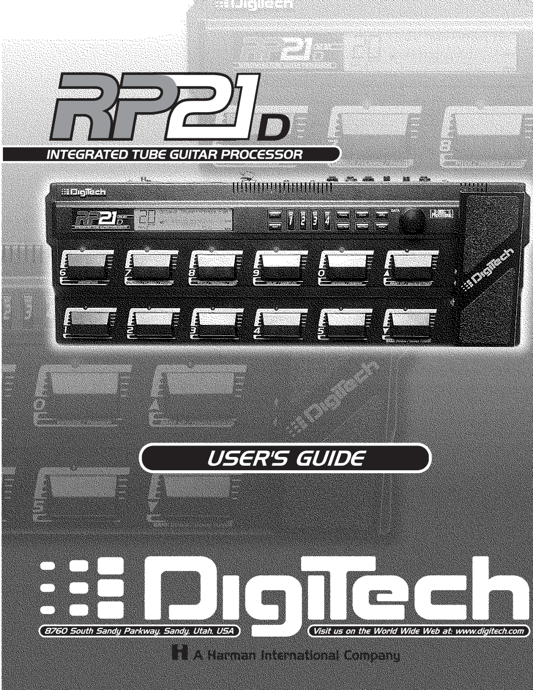 DigiTech RP21D manual 