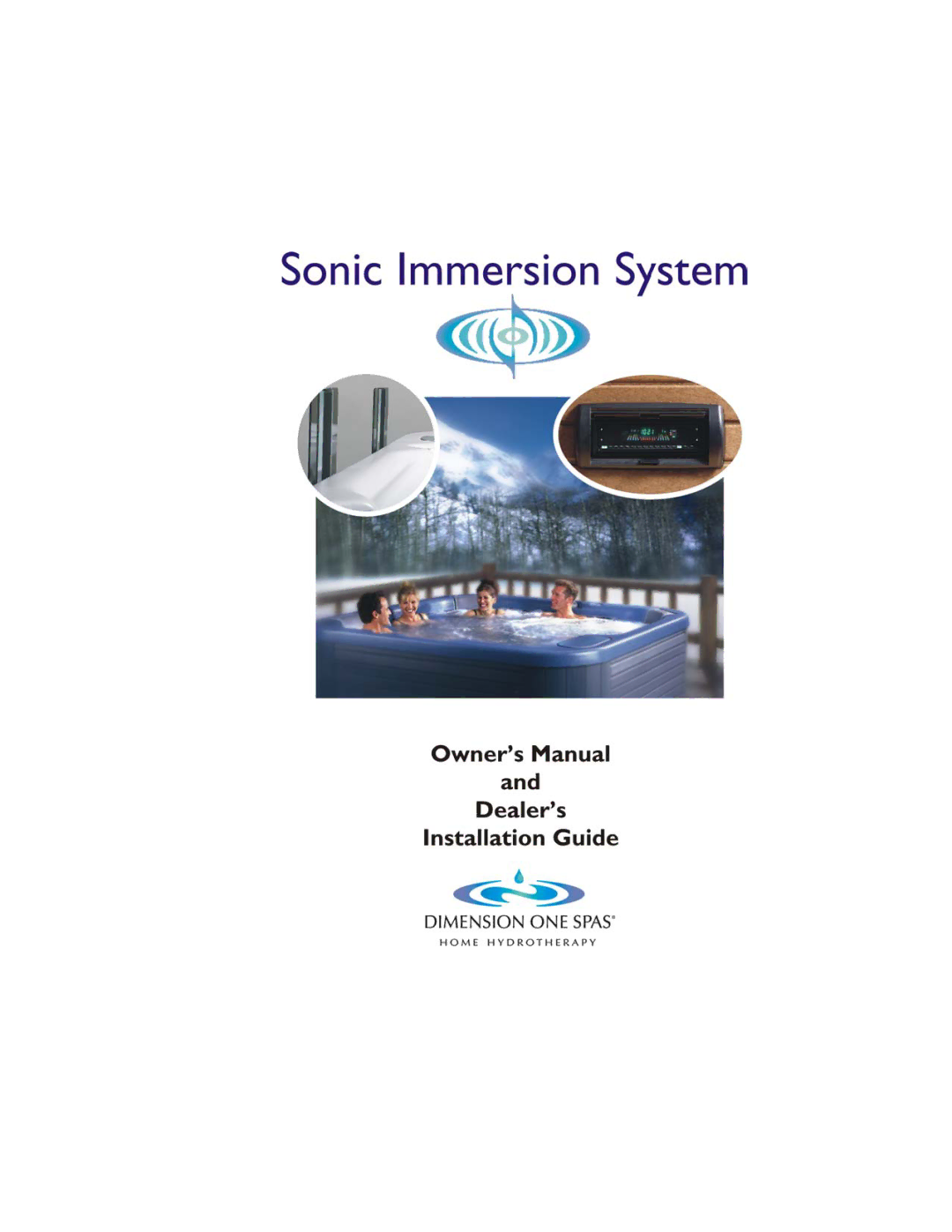 Dimension One Spas 01510-1030 manual 