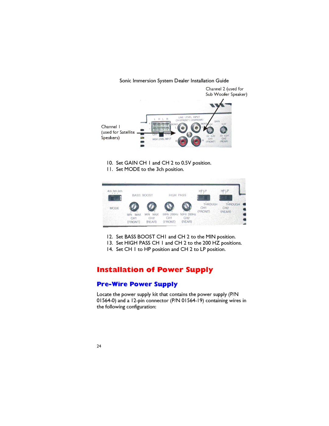 Dimension One Spas 01510-1030 manual Installation of Power Supply, Pre-Wire Power Supply 