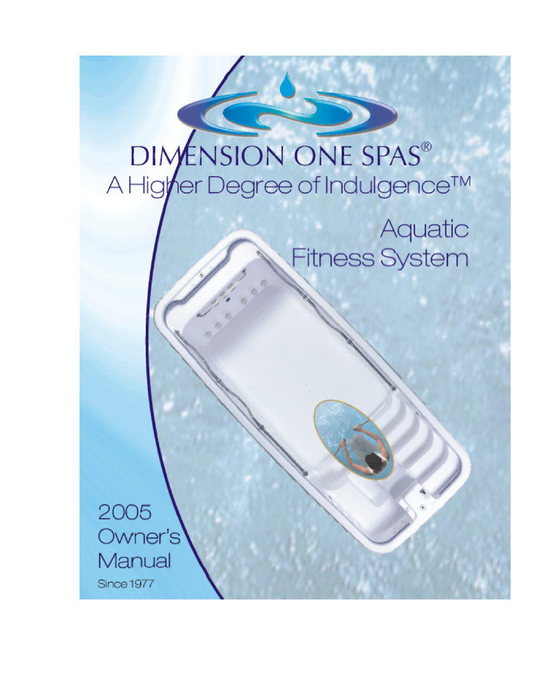 Dimension One Spas 01513-192 manual 