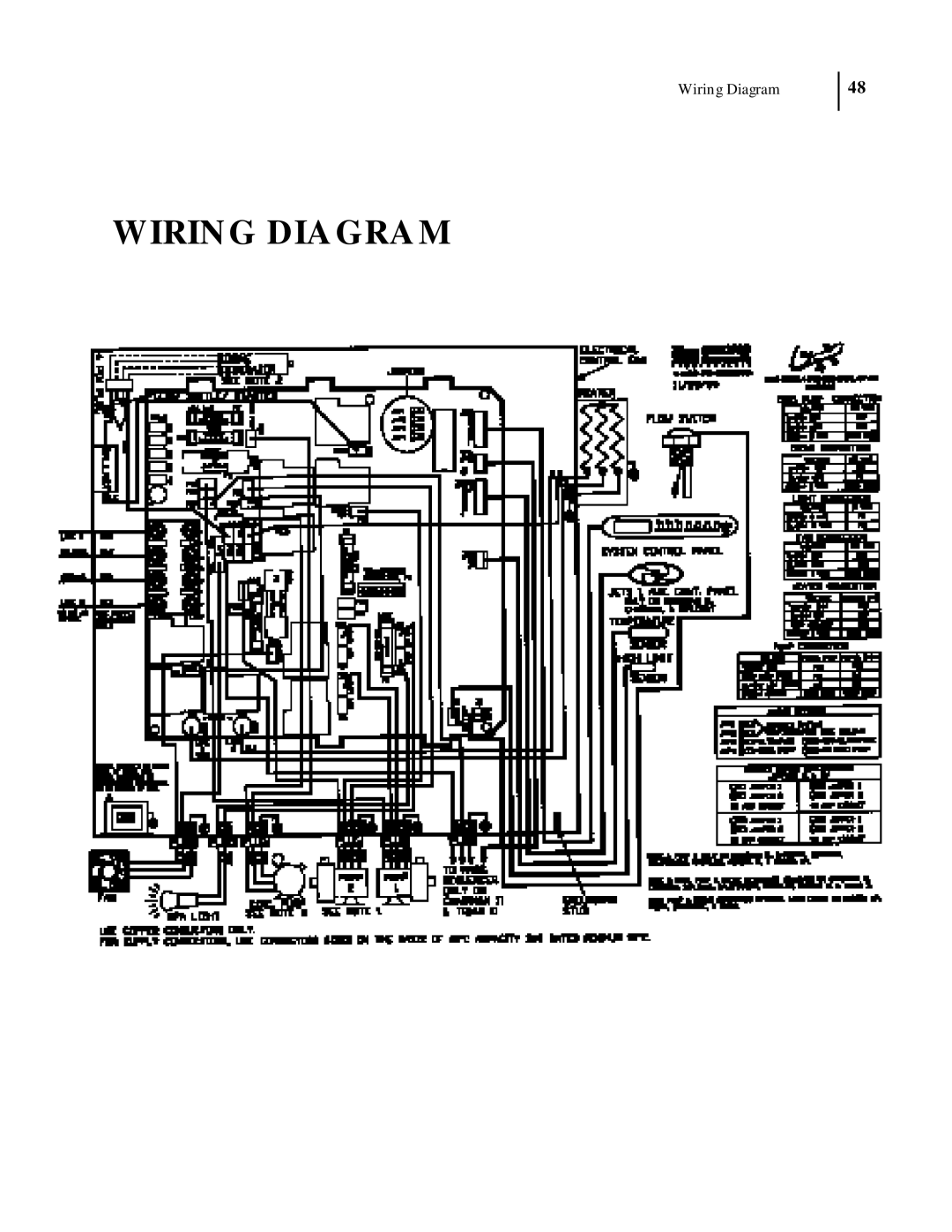 Dimension One Spas 2000 Model manual Wiring Diagram 