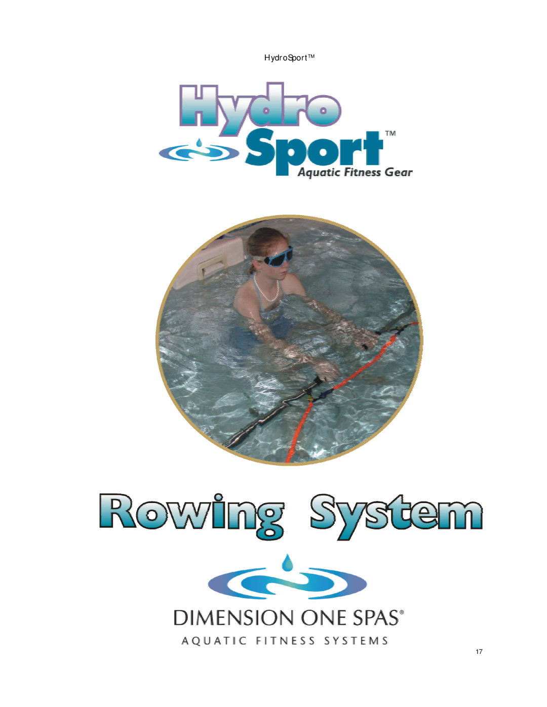 Dimension One Spas HYDRO SPORT manual HydroSport 