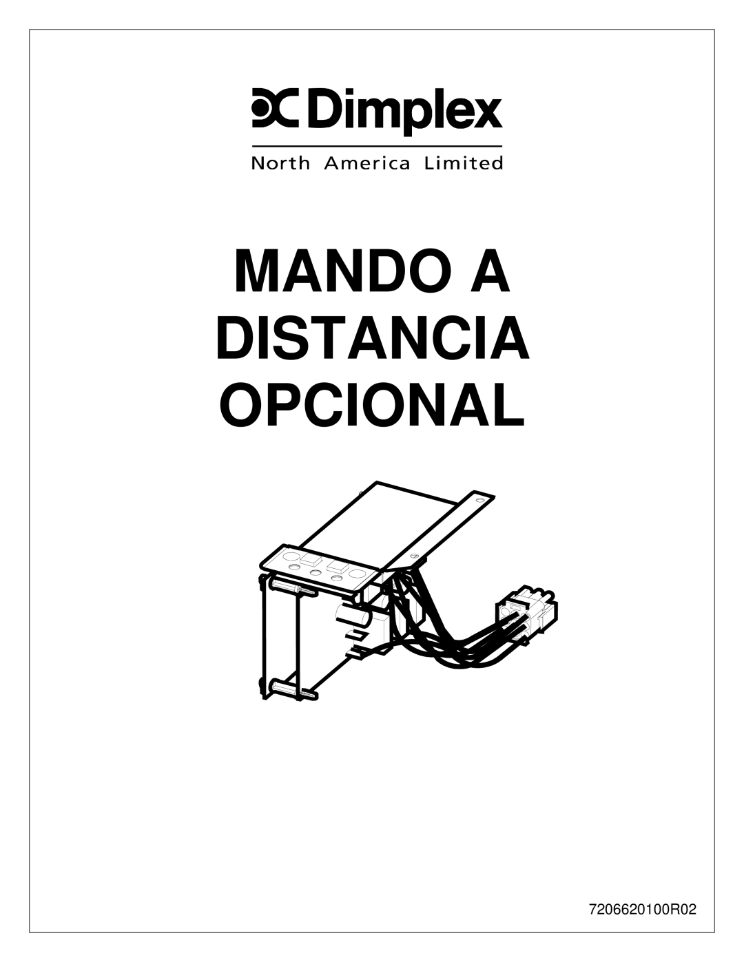 Dimplex 7206620100R02 manual Mando a 