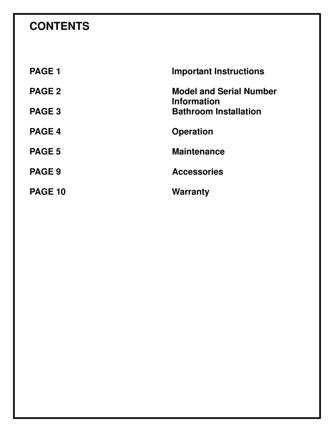 Dimplex BF33STP/DXP, BF39STP/DXP manual Contents 