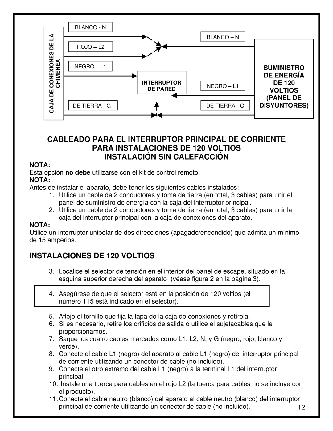 Dimplex BF45ST/DX manual DE Energía 