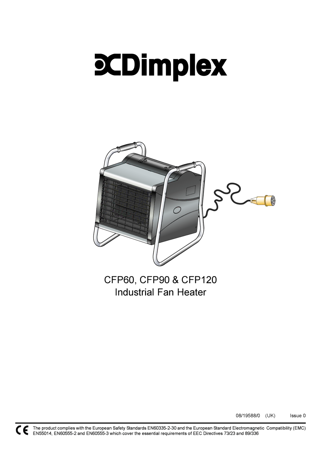 Dimplex manual CFP60, CFP90 & CFP120 Industrial Fan Heater 