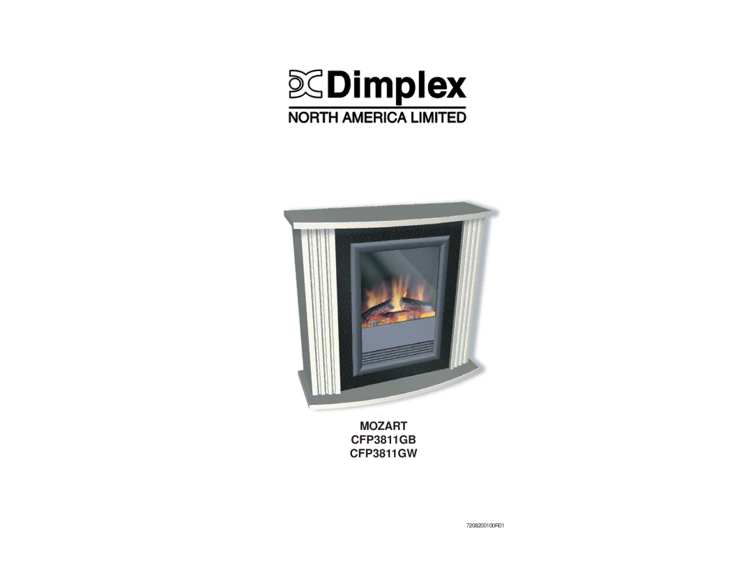 Dimplex manual Mozart CFP3811GB CFP3811GW 