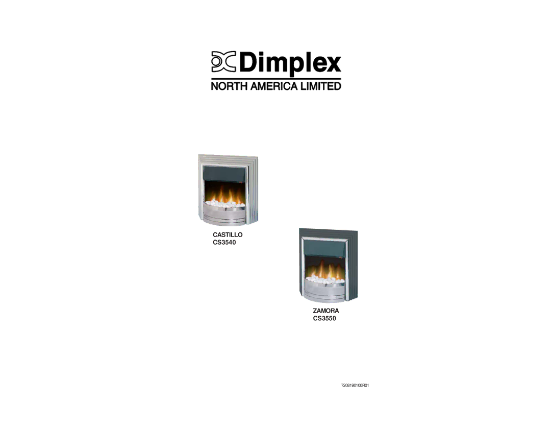 Dimplex CS3550 manual Castillo 