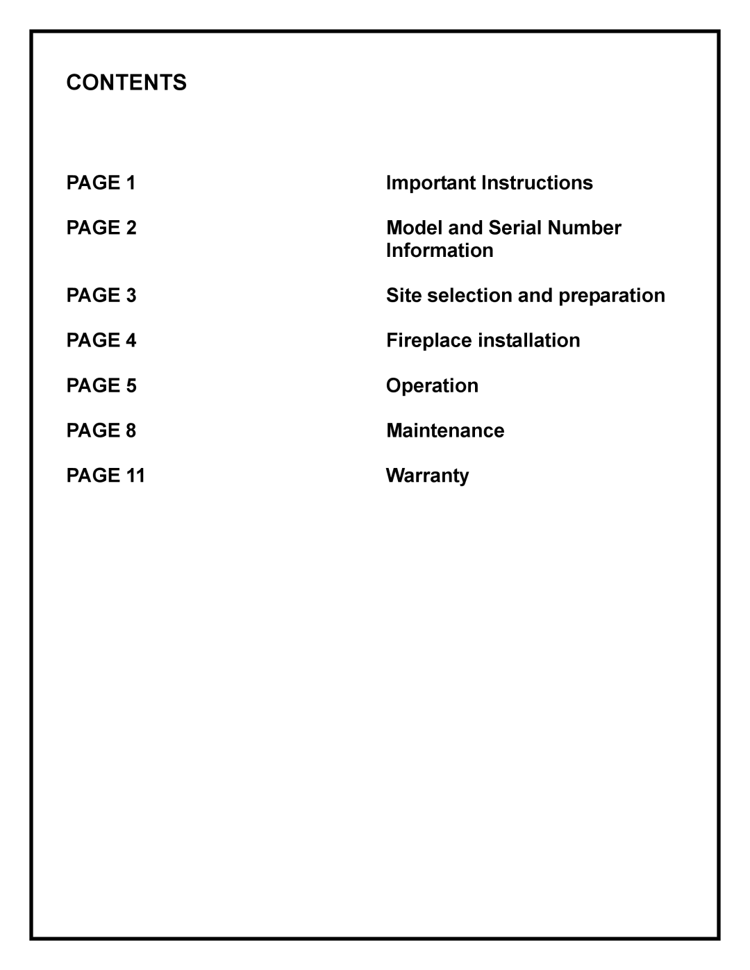 Dimplex DF3003, SF3003 manual Contents 