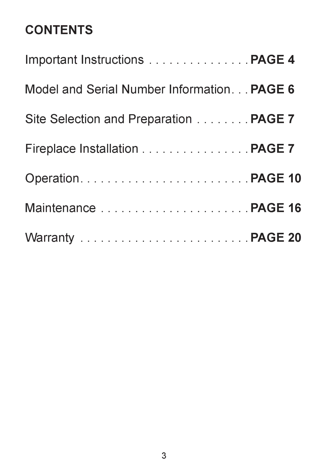 Dimplex DF3215NH owner manual Contents 