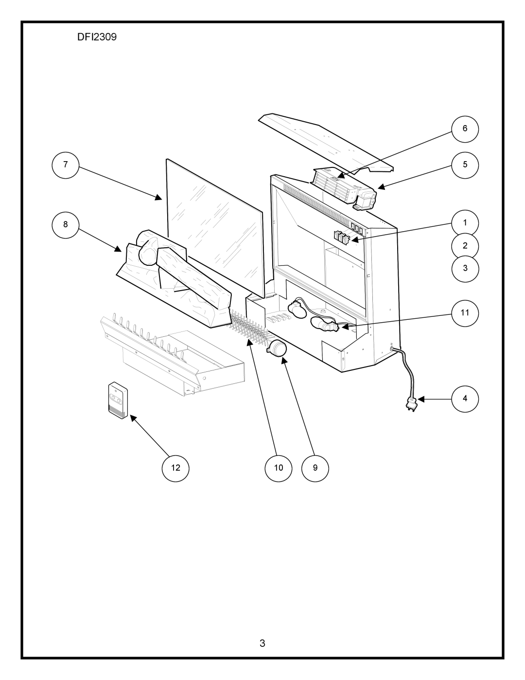 Dimplex DFI2309 service manual 