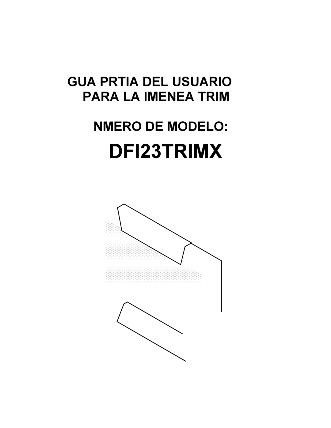 Dimplex DFI23TRIMX manual Guía Práctica DEL Usuario, Para LA Chimenea Trim, Número DE Modelo 