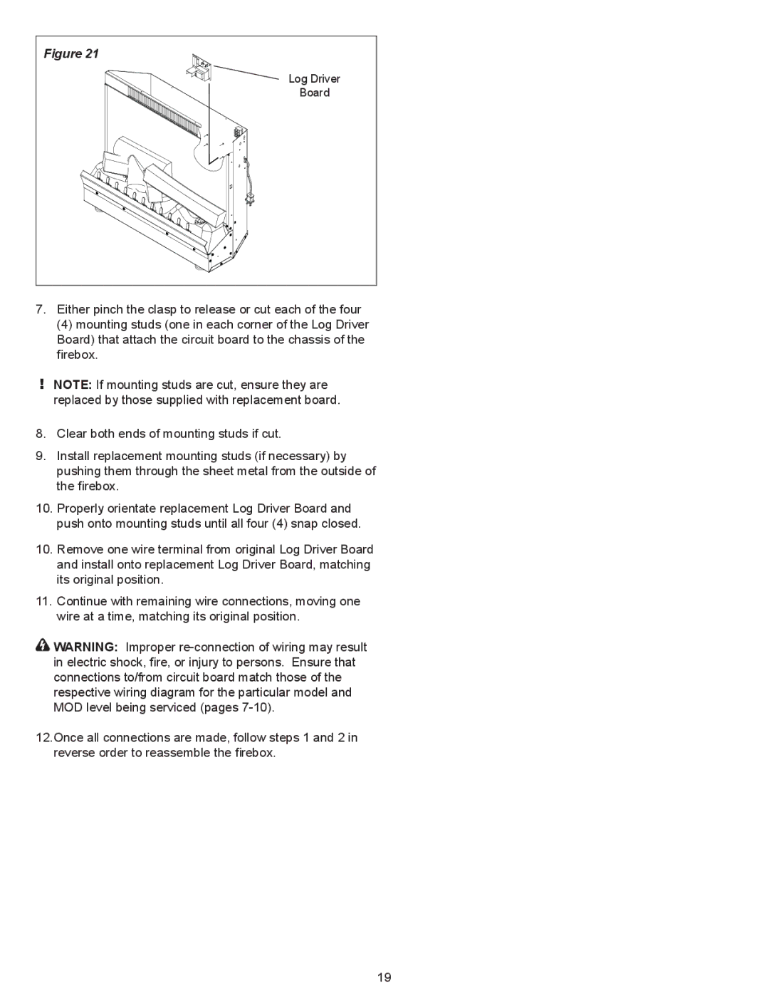 Dimplex Dimplex DFI2309 service manual Log Driver 