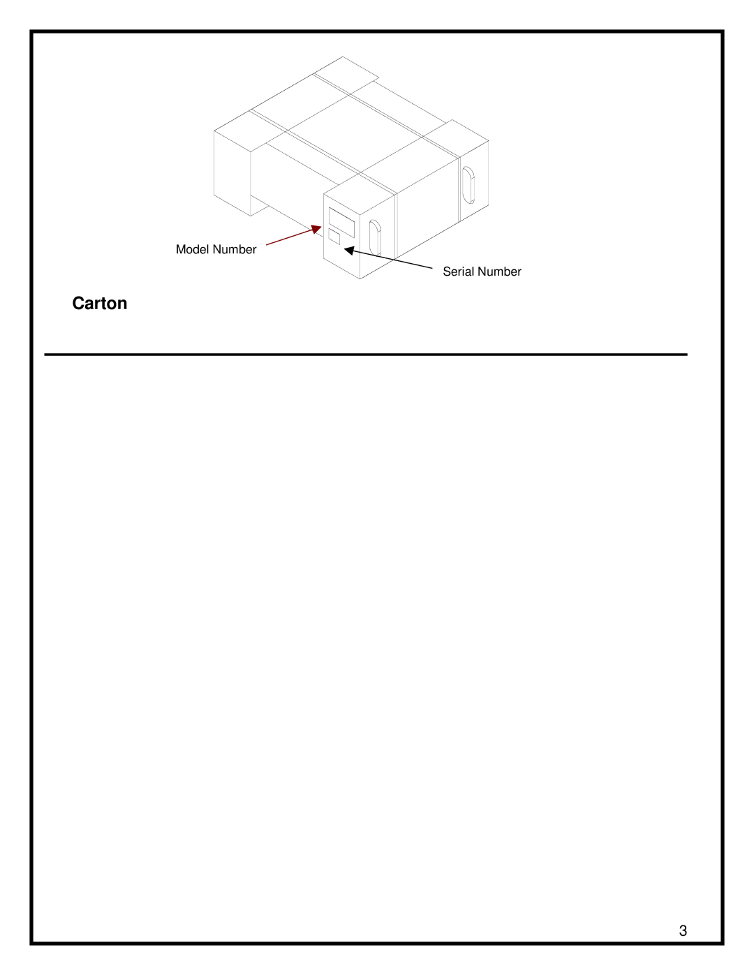 Dimplex DX BF39ST, DX BF45STDX, BF33ST manual Carton 