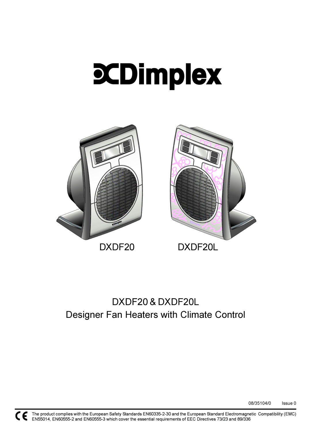 Dimplex manual DXDF20 DXDF20L DXDF20 & DXDF20L 