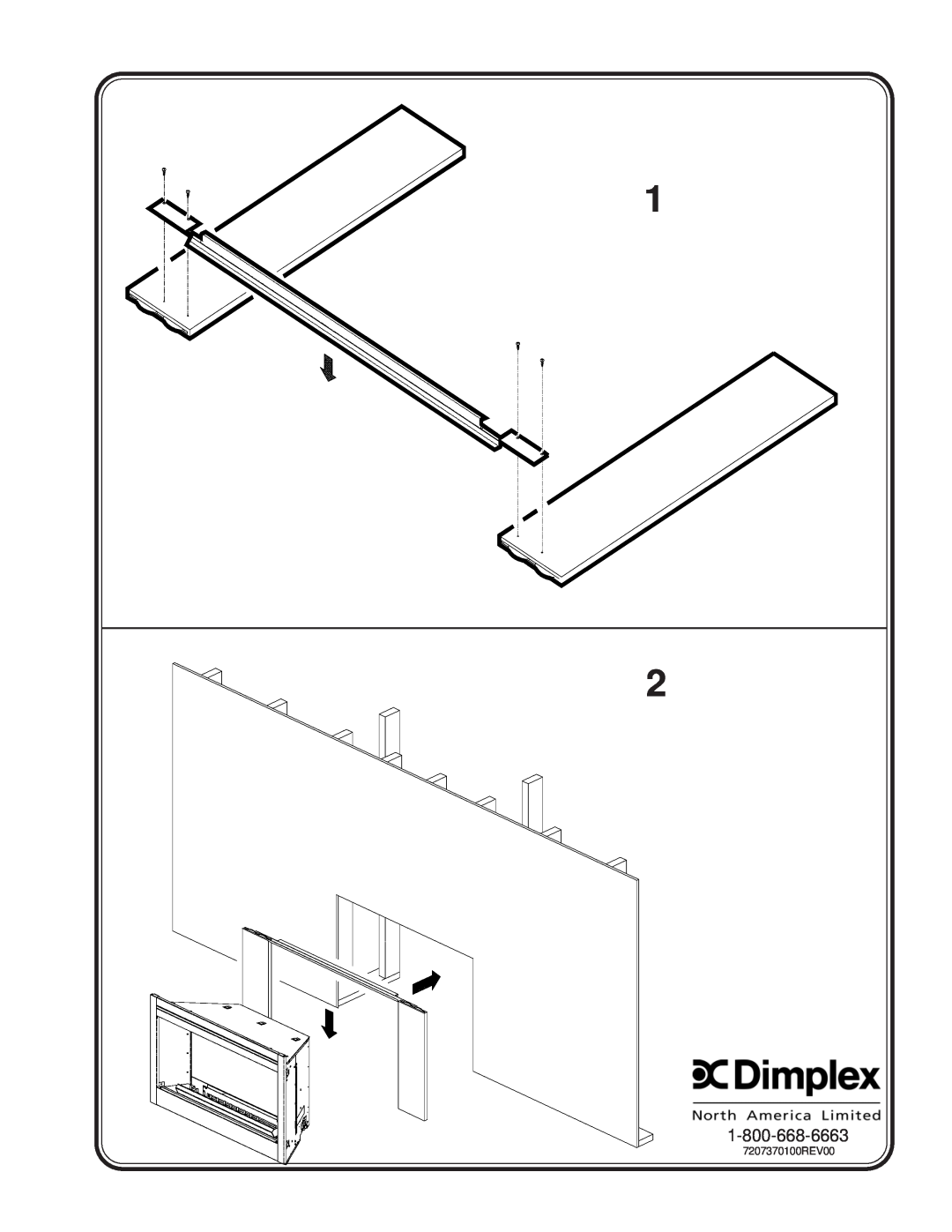 Dimplex Indoor Fireplace manual 7207370100REV00 
