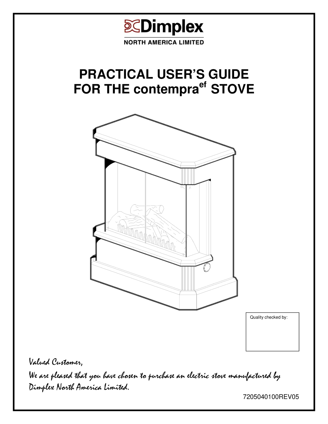 Dimplex KDS6401E manual Practical USER’S Guide 