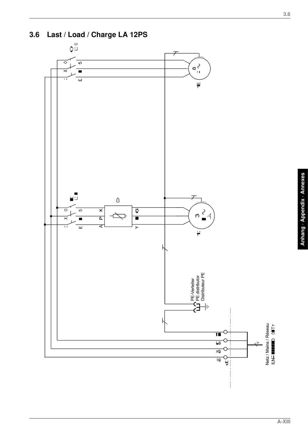 Dimplex LA 9PS, LA 18PS manual Last / Load / Charge LA 12PS, Xiii 