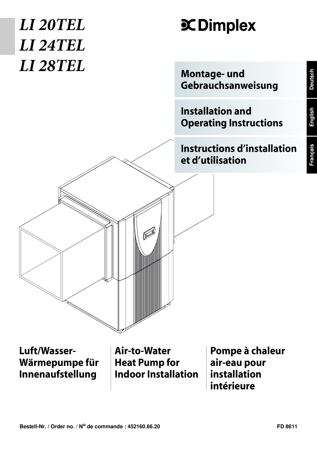 Dimplex LI 24 TEL manual LI 20TEL LI 24TEL LI 28TEL 