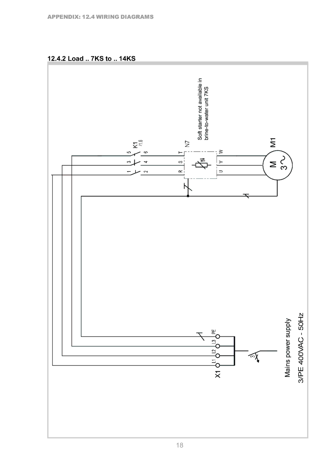 Dimplex S1 7KS operating instructions Load . KS to . KS 