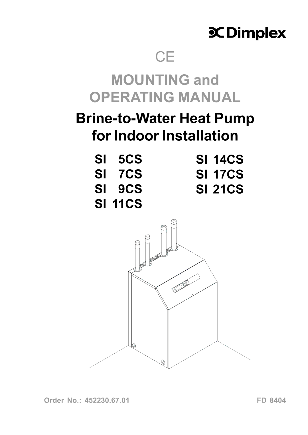 Dimplex SI 17CS, SI 9CS, SI 7CS, SI 14CS, SI 5CS, SI 21CS, SI 11CS manual Operating Manual 